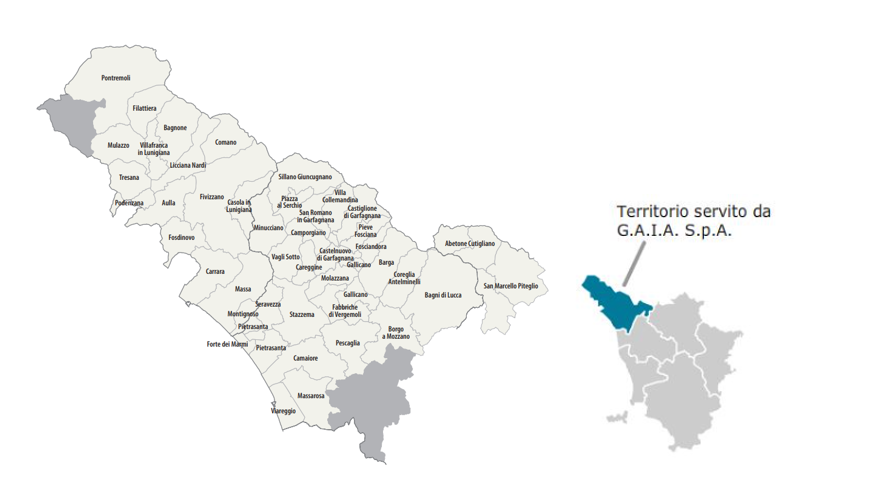 territorio servito