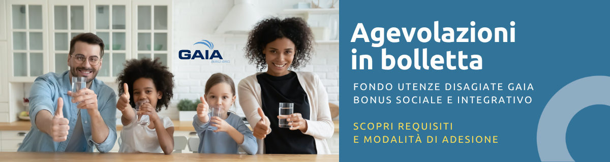 Agevolazioni in bolletta