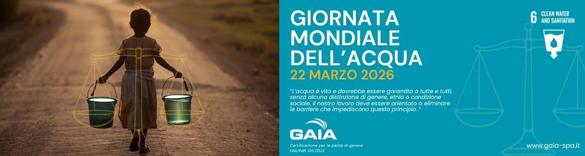 22 marzo 2026, Giornata mondiale dell'acqua