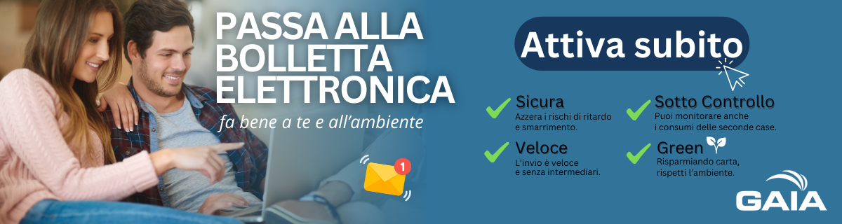 Attiva subito la Bolletta Elettronica